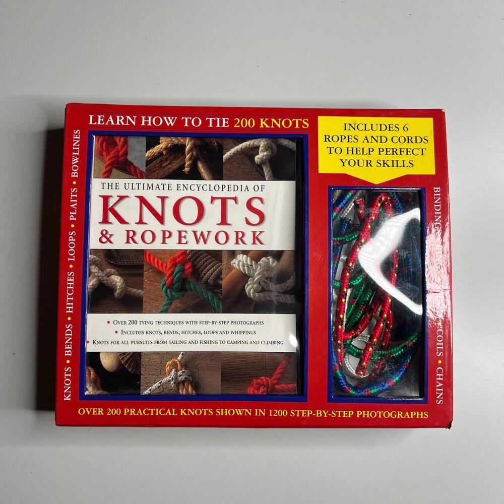 200 Knots Box Set – The Ultimate Encyclopedia of Knots & Ropework + Ropes – Comp